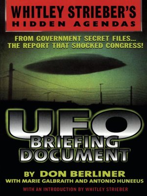UFO Briefing Document - ebook